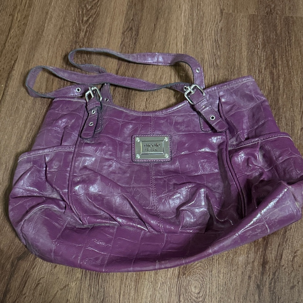Nicole Purple Shoulder Bag